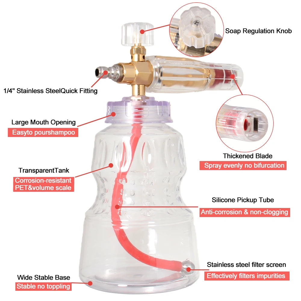 Aluminum Foam Cannon